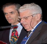 Installation of Rabbi Stephen Lewis Fuchs by Rabbi Richard G. Hirsch (photo by Arthur Roswell).